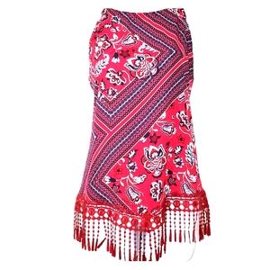 NWT Fuschia Floral print blouse